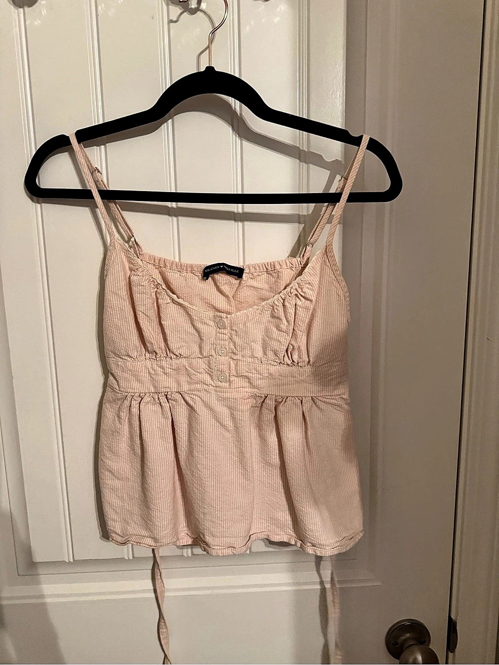 Brandy Melville Gingham in Pink Like New